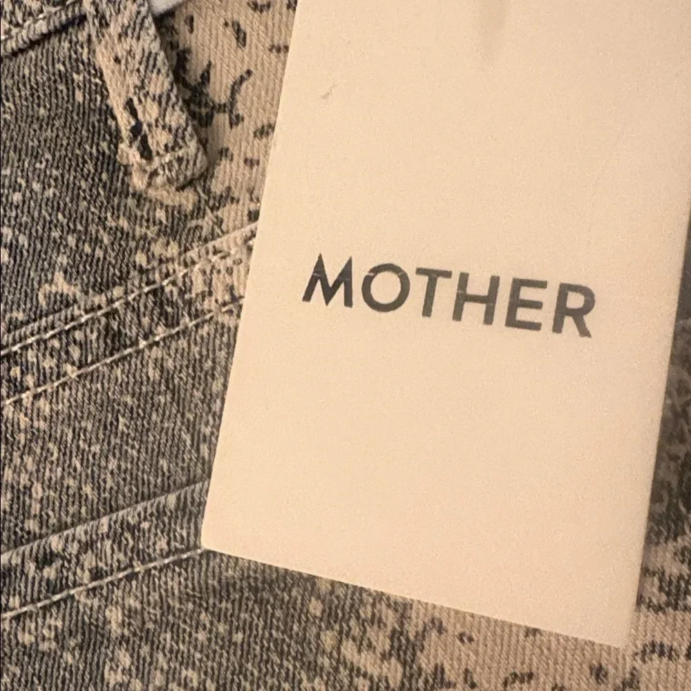NWT Mother The Hustler Flood Snake Jeans $258